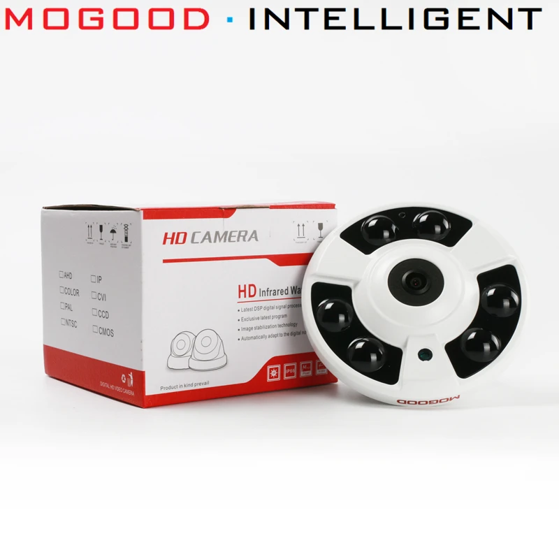 Mogood международная версия 5MP IP камера «рыбий глаз» камера Plug-Play работа с Hikvision Поддержка NVR Встроенный микрофон ONVIF POE