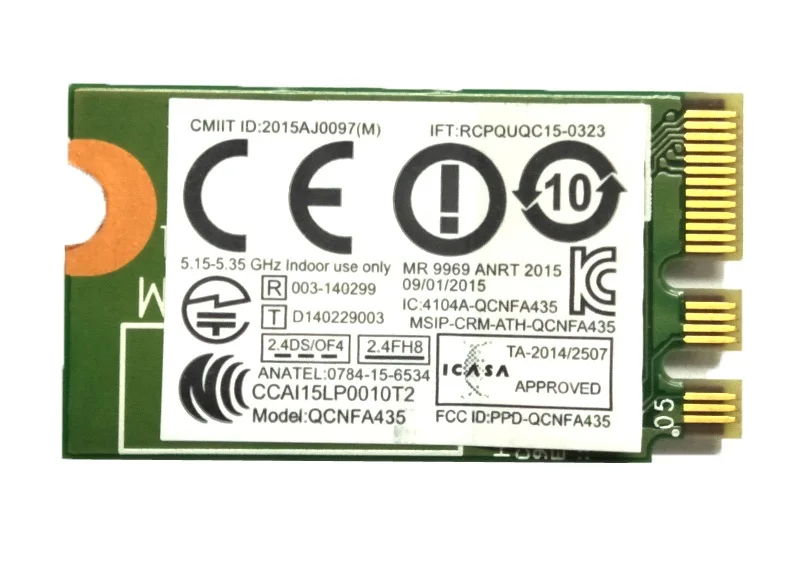 SSEA New Atheros QCNFA435 AC NGFF 802.11ac WIFI + Bluetooth 4 1 для lenovo IdeaPad 510 15IKB FRU 01AX709 01AX718|Сетевые карты| |
