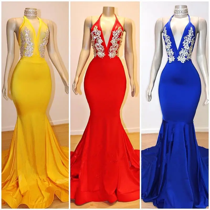 yellow blue dresses