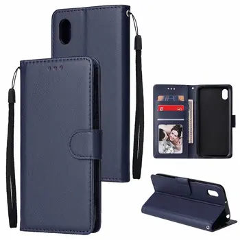 

10pcs/lot Solid color Wallet PU Leather +TPU Case for huawei Y5 2019 Honor 8S 20lite 10i P Smart PLUS 2019 With Photo Frame