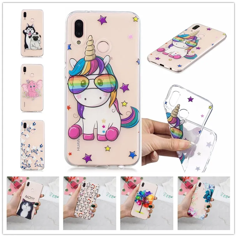 

For Huawei P20 Lite Case Lovely Soft Silicone TPU For HuaweiP20 Lite P20Lite Cases Mobile Phone Protective Back Cover Coque