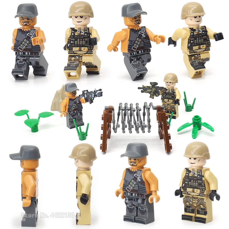 

Legoinglys Military Figures Army Instructor Soldier Building Blocks Mini Special Forces Set Assemble Model Moc Gift For Boy Toys