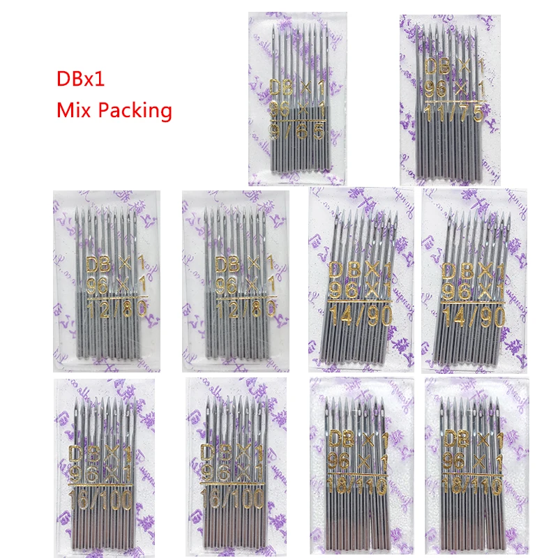 100pcs Sewing Needles DBX1 Suitable For All Brand Industrial Lockstitch Sewing Machine Singer 9#11#12# 14#16#18#Various Models