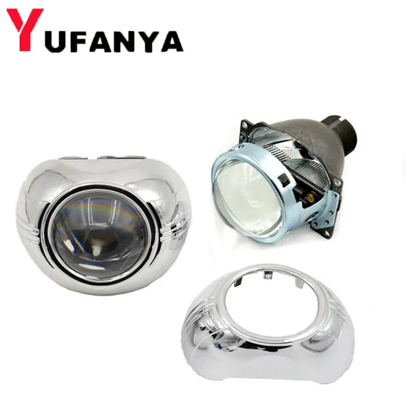 

H4Q5 Bi-xenon hid projector lens with 3.0 inch shrouds for smax H4 Easy Install Car Headlight hid retrofit LHD /RHD