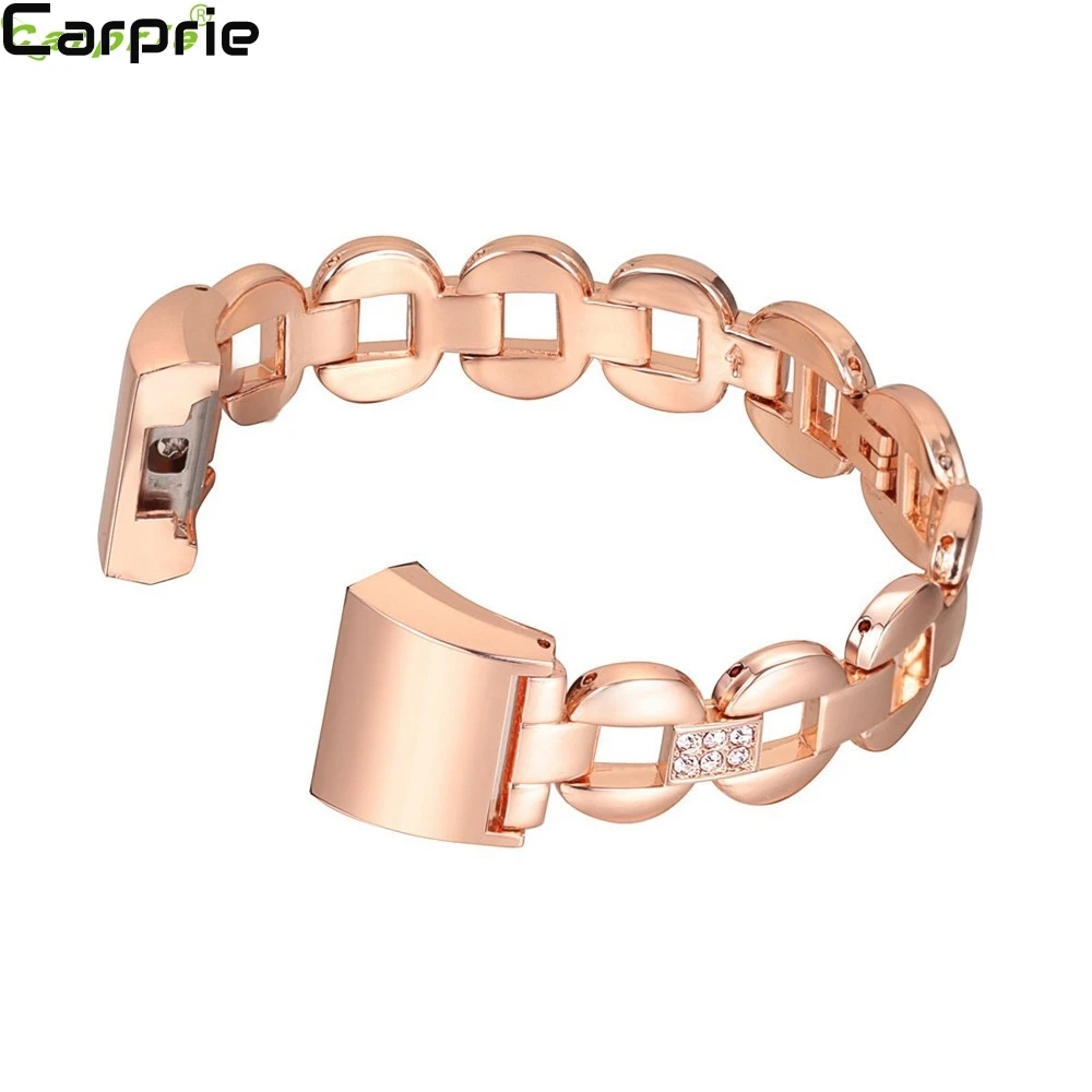 

Best price ! Crystal Stainless Steel Watch Band Wrist strap For Fitbit charge 2 Smart Watch TOP quality drop shipping 2mar21