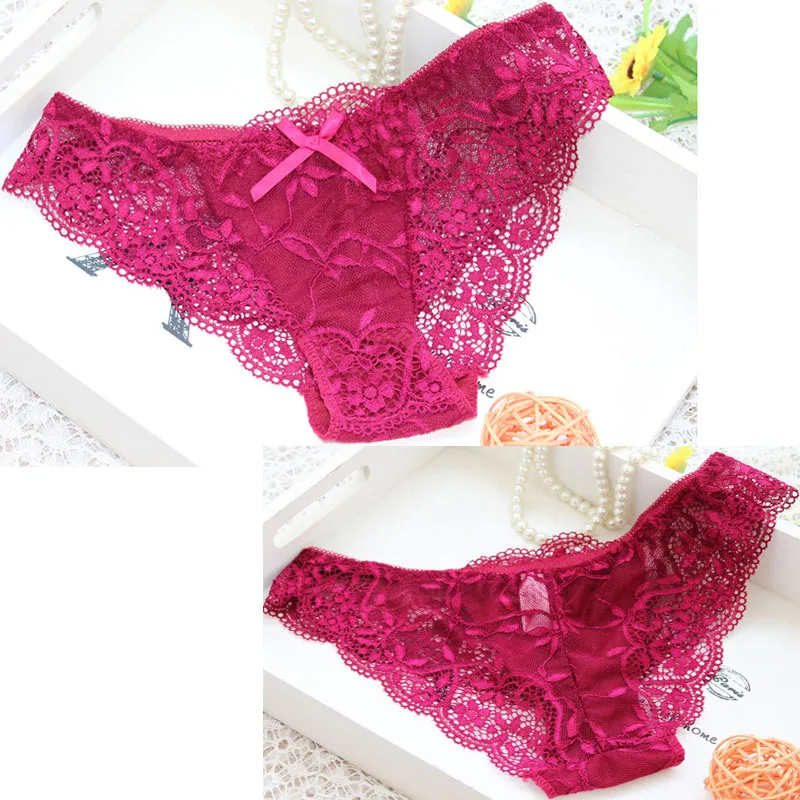 women lace sexy bra briefs set (7)
