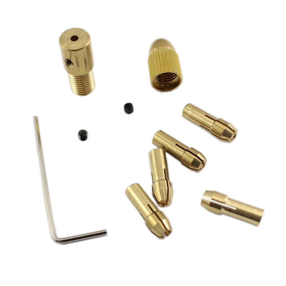 

0.5-3mm Small Electric Drill Bit Collet Micro Twist Drill Chuck Set