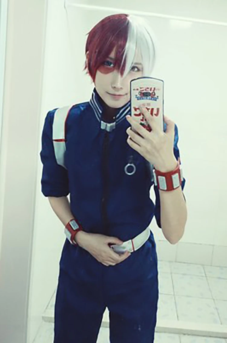 Аниме Boku no Hero Akademia Shouto Todoroki Shoto Косплей Костюм моя геройская Академия костюм на