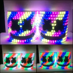 Официальный авторизация закрученный сахарный шлем ослепляет семь цветов s Цвет Изменить семнадцать способ DJ закрученный сахар Marshmello