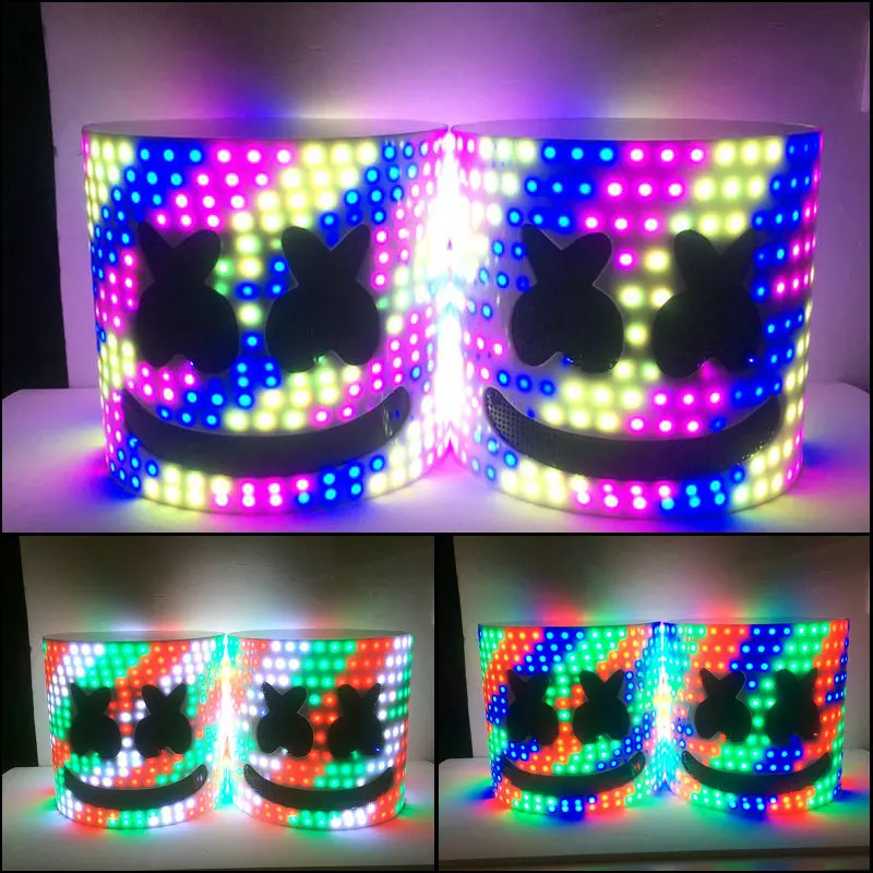 

Official authorization Spun sugar Helmet Dazzle Seven colors Color change The seventeen way DJ Spun sugar Marshmello