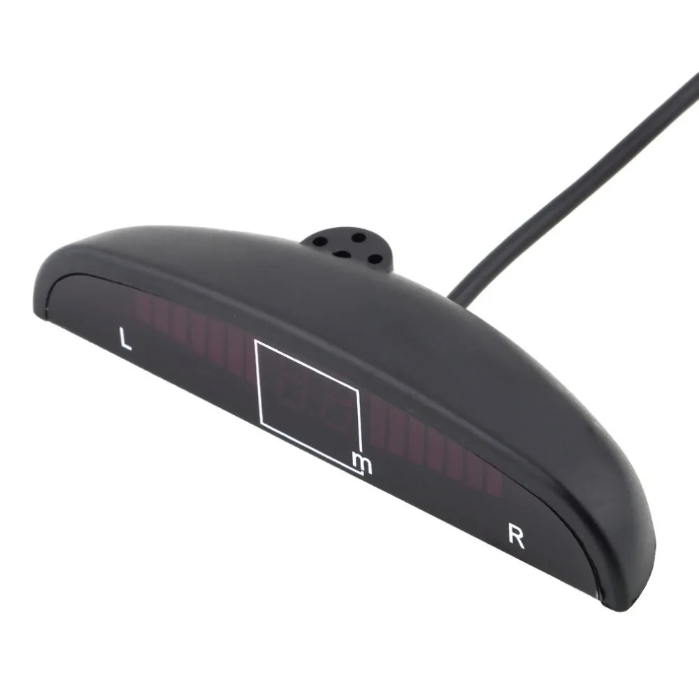 Radar Monitor System 1Set Car LED Parking Sensor Assistance Reverse Backup Radar Monitor System Backlight Display+4 Sensors