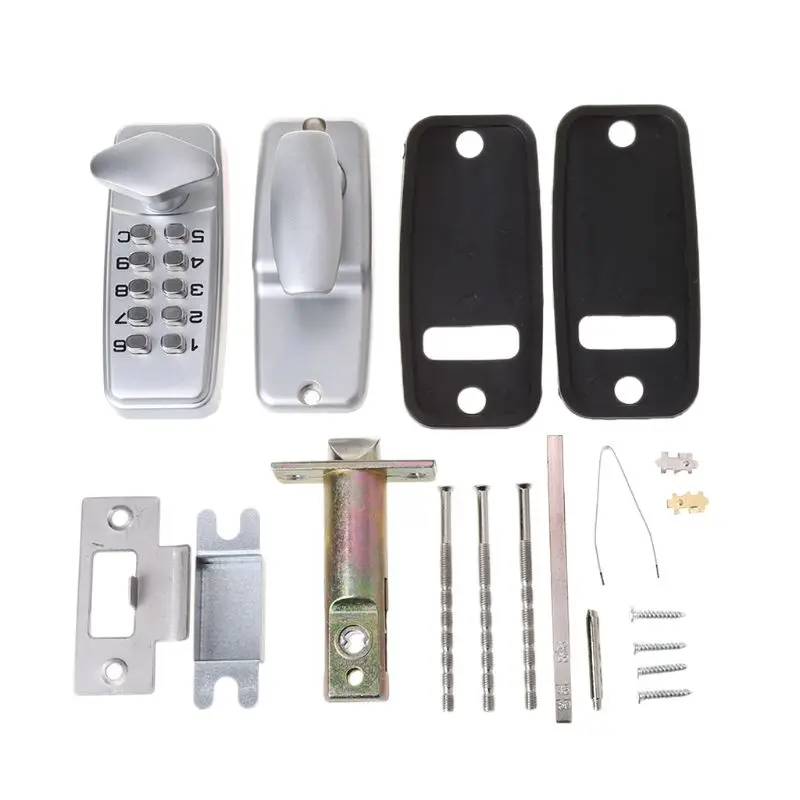 Zinc Alloy Miniature Digital Push Button Mechanical Lock With Combination Code Zinc Alloy Miniature Digital Push Button Mechanical Lock With Combination Code