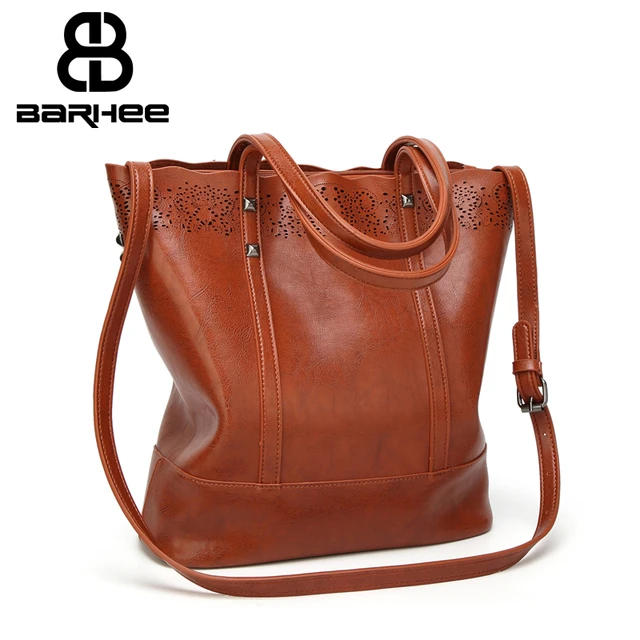 Hollow Out Vintage Luxury Handbags Women Bags High Quality Pu Hollow Out Vintage Luxury Handbags Women Bags High Quality Pu Leather Designer Shoulder Bag Large