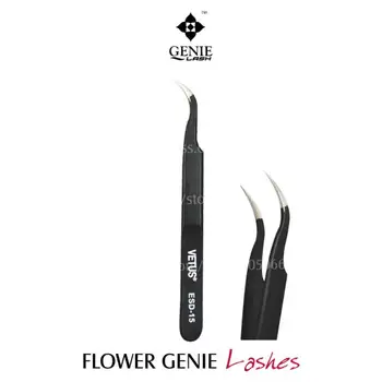 

ESD-15 Anti Static curved Tweezers Used for Eyelash Extension False Lash lifting tweezers for lash extensions