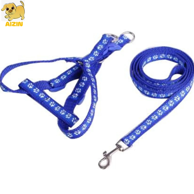 

Pets Use Dog Harness Leads Sets Cute Colorful Newest Style Nylon Leashes Sets For Small Cats Puppy Chihuahua Cat Pets Product