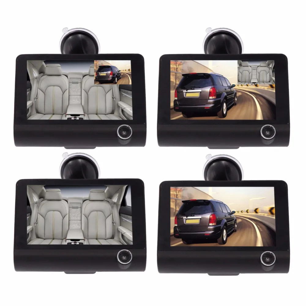 

Car DVR Dash Cam Digital Video Recorder Camcorder Camera Night Vision Video Full HD 4 inch 1080P Rearview Mirror IPS screen
