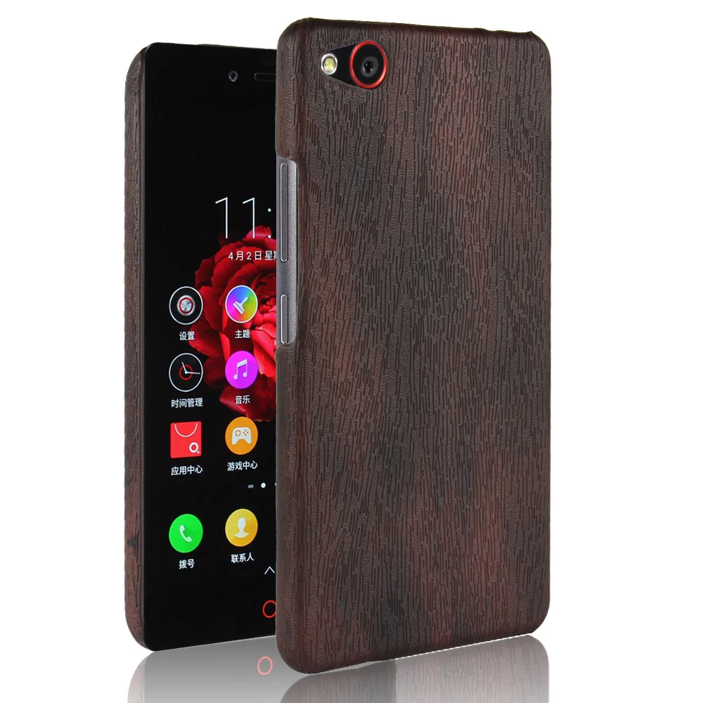 

subin New For ZTE nubia Z9 mini Case 5.0 inch PU Wood Leather grain mobile holster For ZTE nubia Z9 mini shell phone bag cover