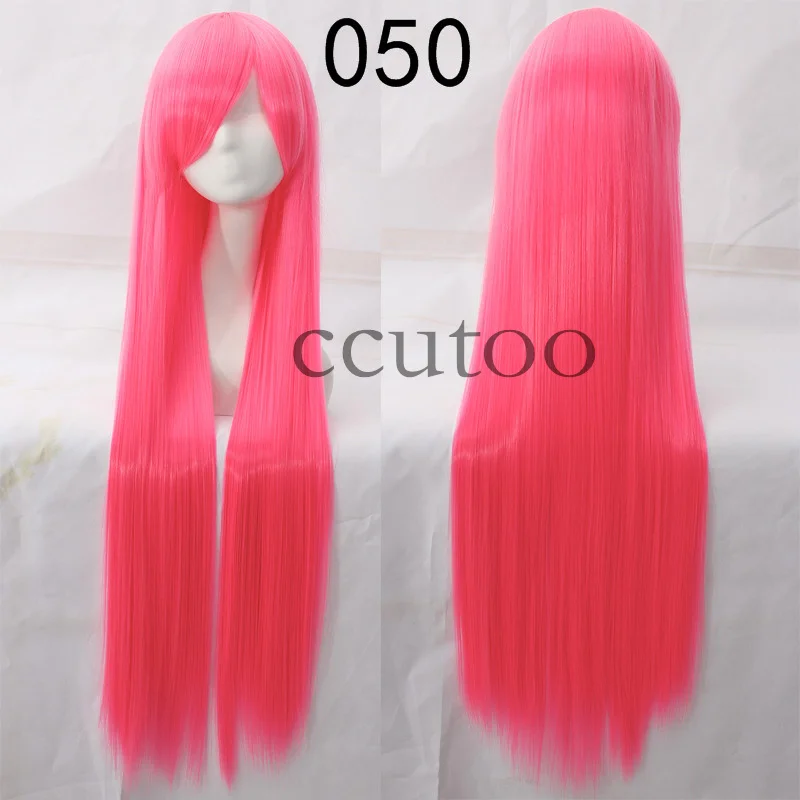 Ccutoo 100 см длинные прямые синтетические волосы высокая температура косплей парики 82 цвета доступны - Цвет: #22