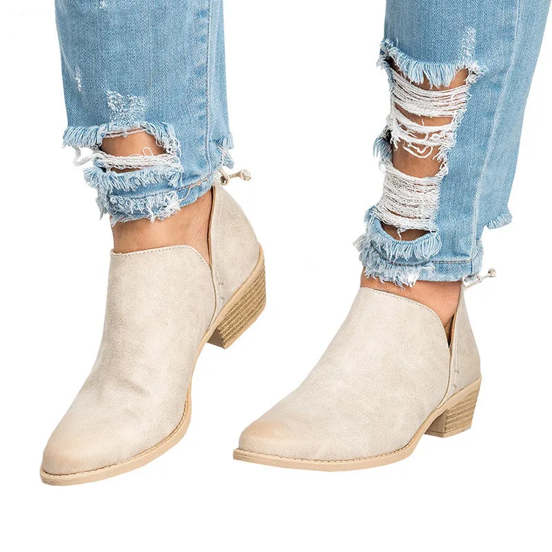 

New Fashion Autumn Shoes Woman Outdoor Ankle Boots Ladies Shoes Spring Breathable Casual Platform Shoes Botines Mujer 2018