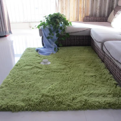 Nordic white living room carpet coffee table cushion room bedroom floor mat bedside blanket cute rectangular plush floor rug - Цвет: 6