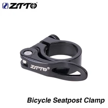ZTTO Bike Parts MTB Bike Quick Release Ultralight Seatpost Bicycle Clamp 31.8mm Saddle Aluminum Alloy ztto aluminum alloy mtb bicycle rigid fork for 26 27 5 29 mountain bike disc brake straight tube forks 9mm quick release parts