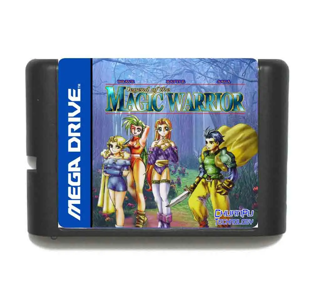 Карточная игра Brave Battle Saga Legend of the Magic Warrior 16 bit MD с розничной коробкой для sega Megadrive/Genesis