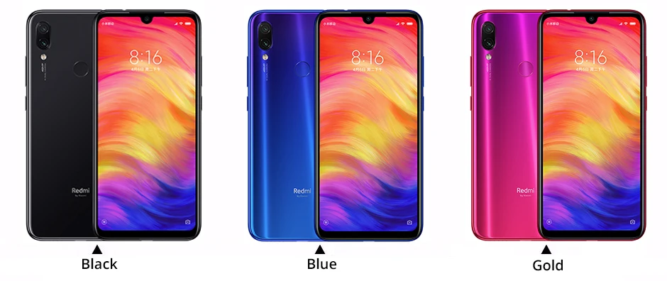 Мобильный телефон Xiaomi Redmi Note 7 с глобальной прошивкой, 6 ГБ ОЗУ, 64 Гб ПЗУ, Восьмиядерный процессор Snapdragon 660, 48 МП, двойная камера, 4000 мАч, полный экран 6,3 дюйма