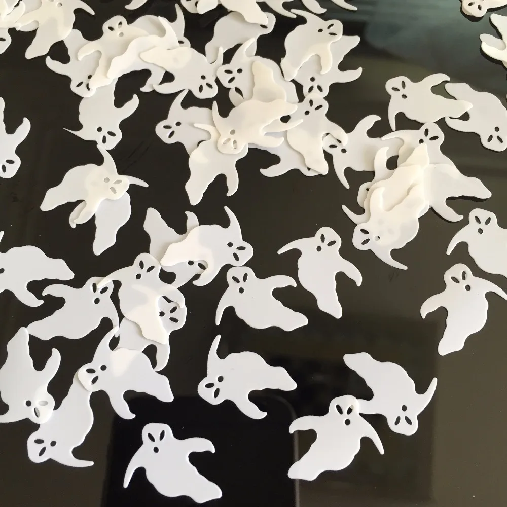 50g Halloween Table centerpieces decoration Sprinkles 10*15mm Ghosts