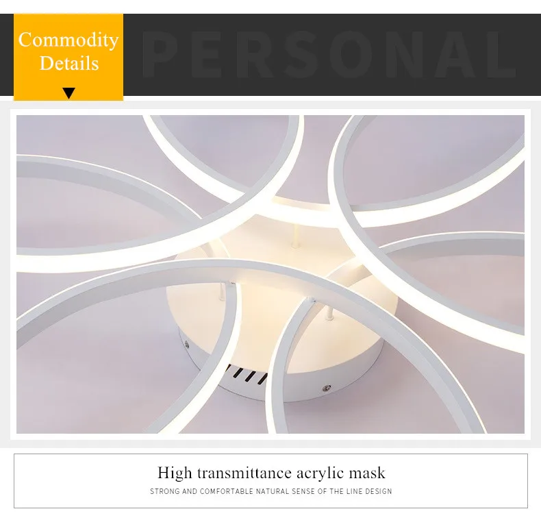 Surface Mounted Modern Ceiling Lights For Living room Kitchen Bedroom Remote Control Indoor Lighting Ceiling Lamp Fixtures 11