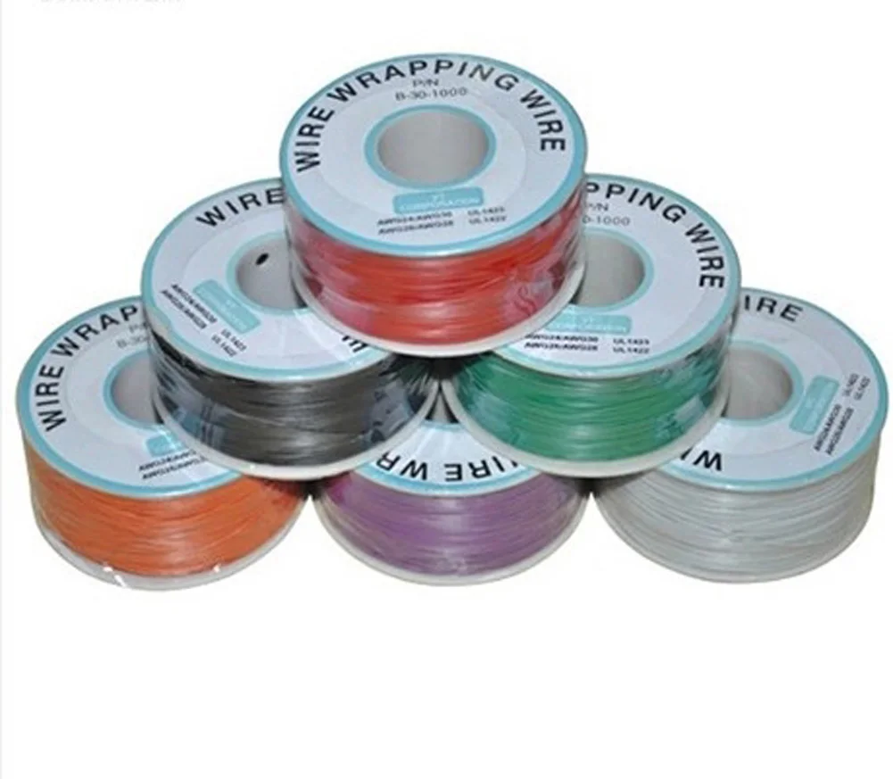 

Newest 250M 0.5MM Tin Plated Wire and cable tinned Copper Wire Circuit Board Jumper Cable JD9