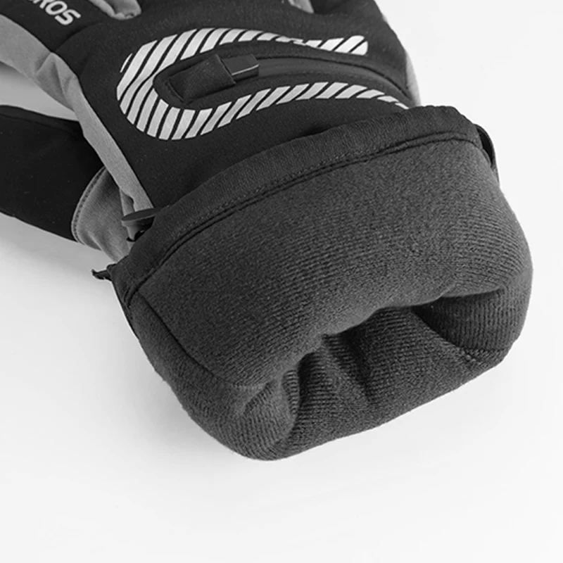ROCKBROS двухслойные лыжные перчатки, ветрозащитные снегоходные сноубордические перчатки, теплые лыжные перчатки с сенсорным экраном для мужчин и женщин