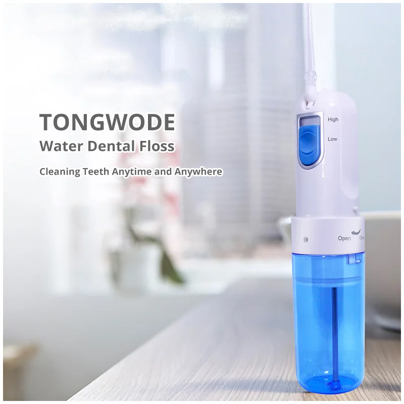 

Tongwode Oral Dental Electric Power Floss Dental Water Jet Cleaning Teeth Water Flosser With 2 Jet Tips Spa