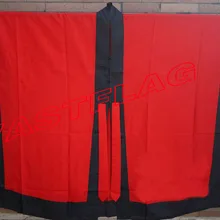 Taoist cassock Классическая Защитная Униформа одежды tai chi костюмное платье для попа Боевая артсмантия красный