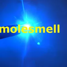 50 шт. 1 Вт синий высокой Мощность 1 Вт синий лампа Светодиодная ультра яркий 1 Вт синий светодиод бусы