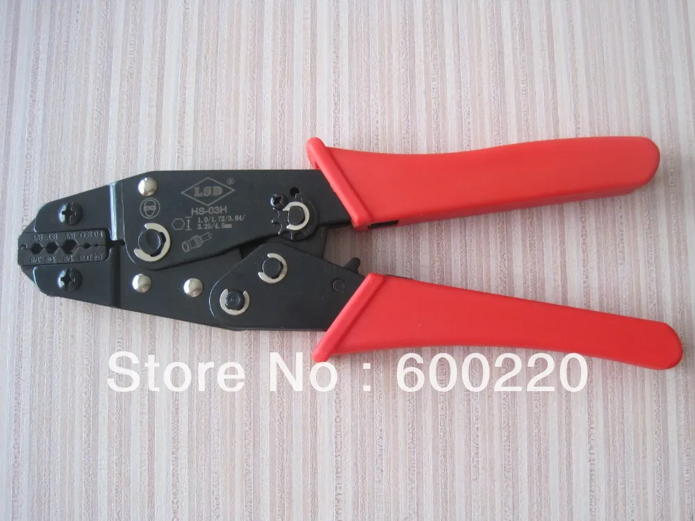 

Ratchet crimping plier tool HS-03H (European style) for Coaxial cable RG174,RG179