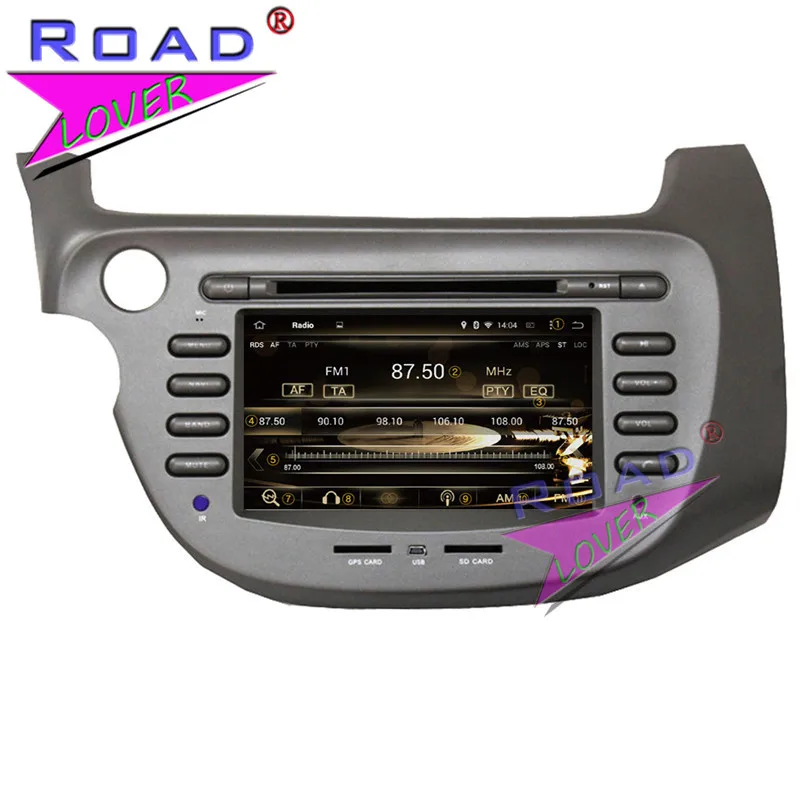 Roadlover Android 8 0 Ca dvd плеер Авторадио для Honda Fit Jazz 2007 LHD стерео gps навигации Magnitol двойной