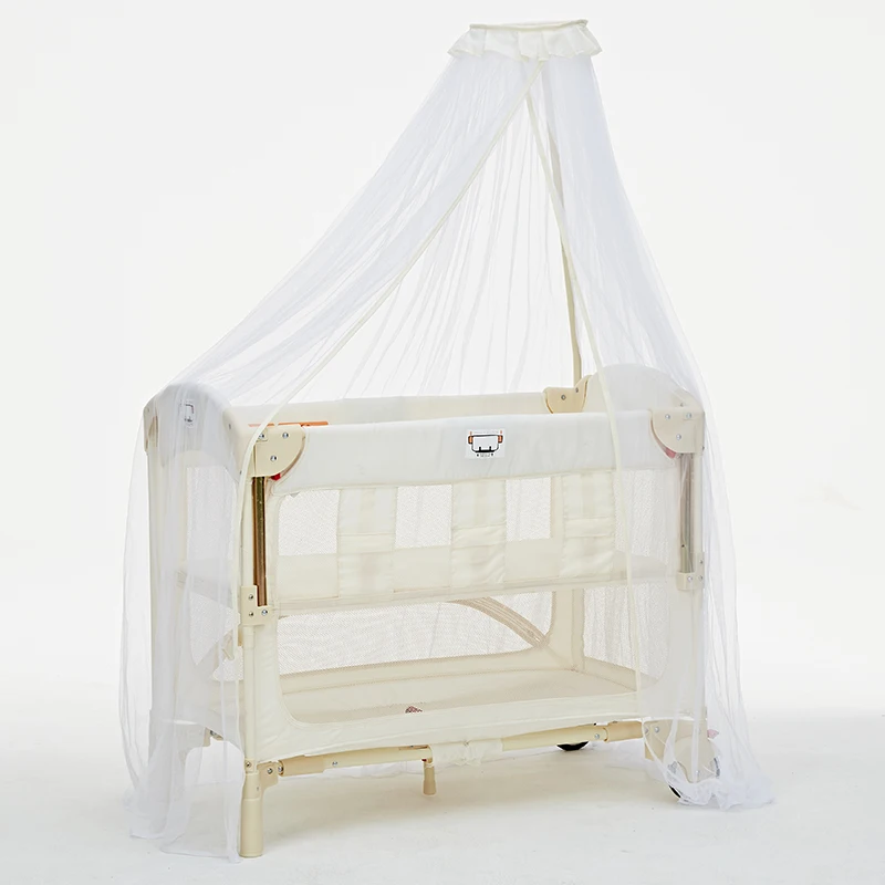 Babyfond детская кровать может стыковка большая кровать многофункциональная Складная портативная кровать для новорожденных Маленькая квартира специальная кровать