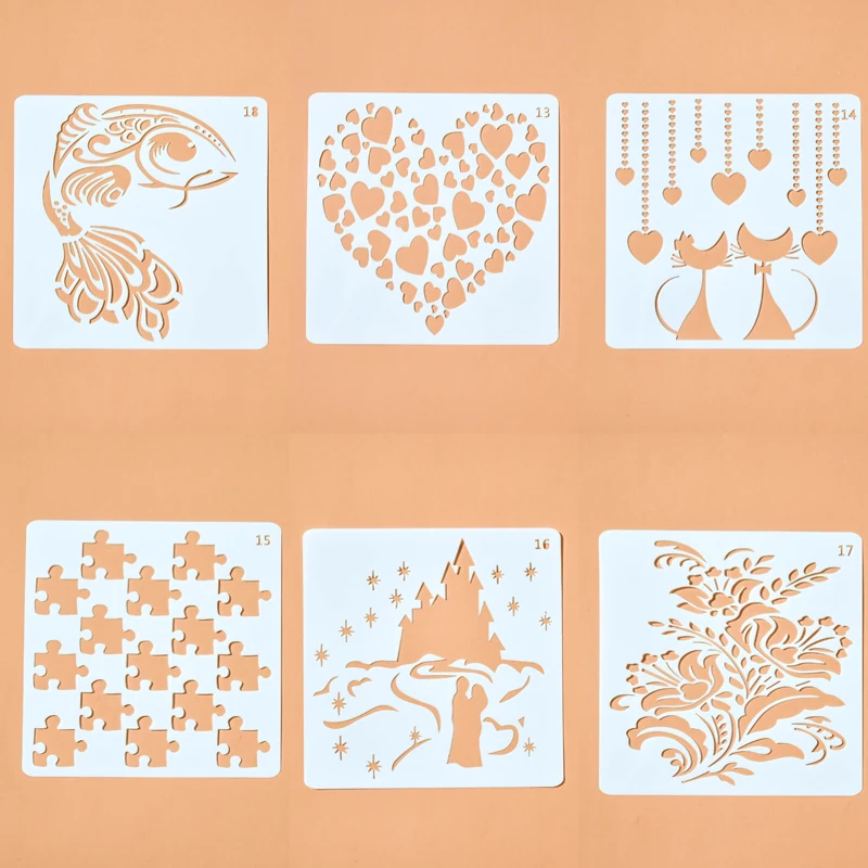 Reusable Airbrush Template Painting Stencils Scrapbooking Decor Art Wall Craft Reusable Airbrush Template Painting Stencils Scrapbooking Decor Art Wall Craft