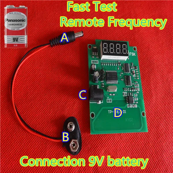 2015 New Arrival Remote Frequency Tester Remote Control Digital