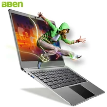 Bben 14.1 »ультратонкий ноутбук Windows 10 Intel Celeron N3450 Quad Core 4 ГБ Оперативная память 64 г EMMC SSD опционально HD Graphics ноутбуки ноутбук