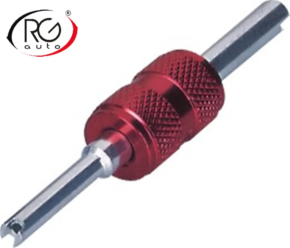 10pcs Double Sides Auto Truck AC Tire Tyre Valve Dual End R134a Bore Valve Stem Core Remover Core Wrench Spanner Repair Tool