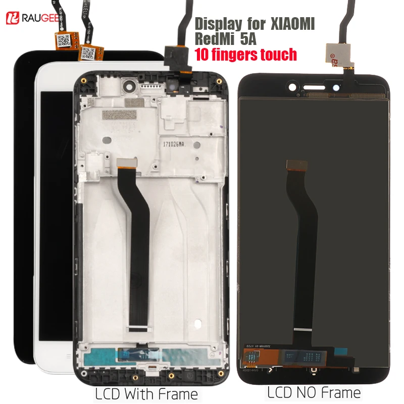 Скидка Дисплей для Xiaomi Redmi 5A, ЖК дисплей с сенсорным экраном, дигитайзер, замена для Redmi 5A 5 A, дисплей, протестированный, для телефонов, ЖК дисплей, зап...