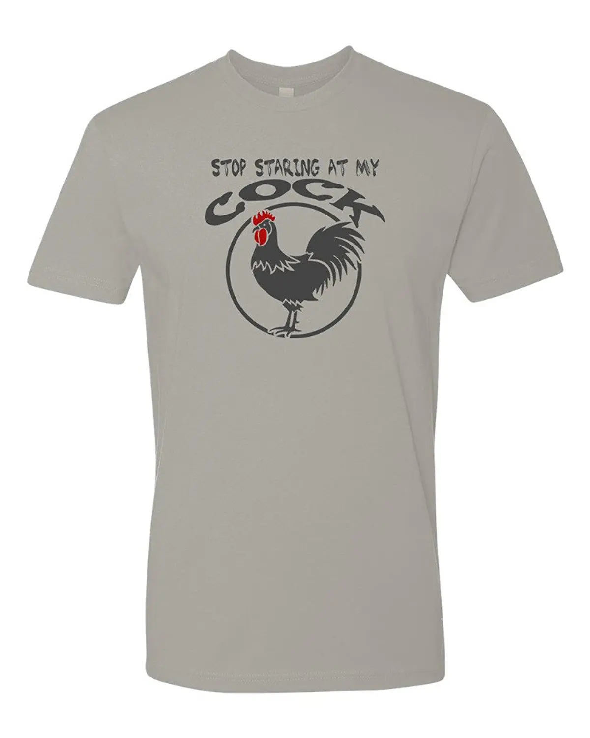 Men's Funny Graphic T-Shirt | Stop Staring At My Cock Rooster 2018 New Men T Shirt Top Tee Design Short Sleeve Мужская одежда