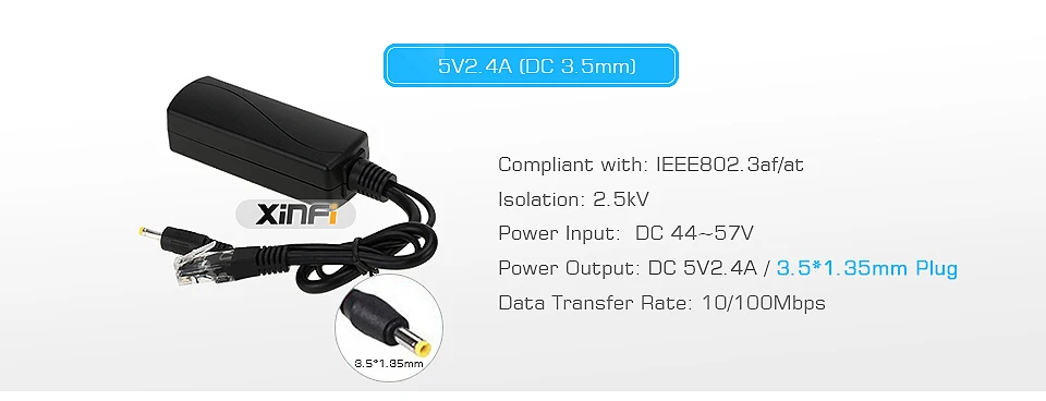 48 V до 5 V 12 V Active изолированный PoE Splitter IEEE802.3af/на 12 v Водонепроницаемый сплиттер 5 v Micro USB poe для Raspberry Pi