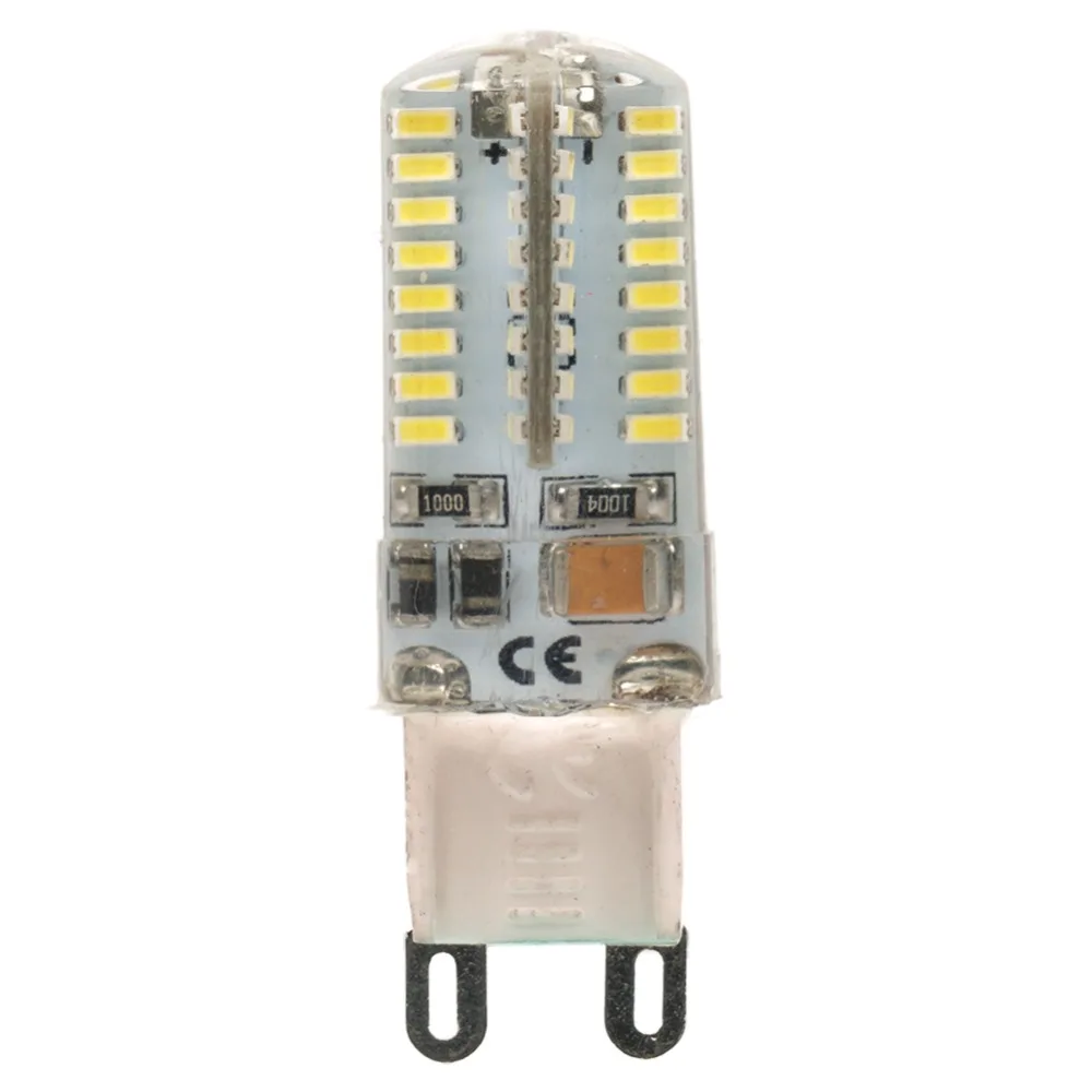 Мини G9 светодиодный светильник 6 Вт/9 Вт AC220V/110 В 3014 SMD 64/104 светодиодный S Холодный/теплый белый люстра светильник Замена галогенные огни