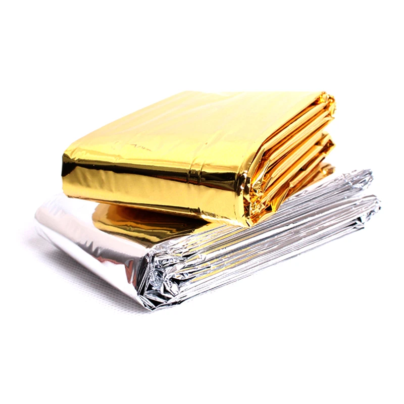 H0162 Outdoor emergency blanket survival blanket thermal reflective