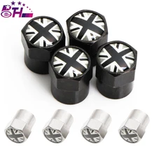 Автомобильный Стайлинг автомобильные клапаны для колесных шин колпачки для флага Великобритании для BMW Mini Cooper 2011 2012 2013 автомобильные аксессуары 4 шт