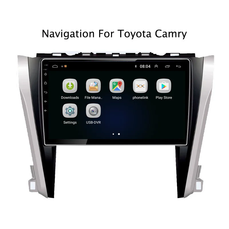 Top 10.1" 2.5D IPS Android 8.1 Car DVD GPS Player For Toyota Camry 2015 2016 Car Radio Stereo Head Unit with Navigation 1 Top 10.1" 2.5D IPS Android 8.1 Car DVD GPS Player For Toyota Camry 2015 2016 Car Radio Stereo Head Unit with Navigation 1