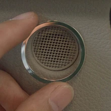 Автомобильный аудио украшение в виде микрофона Стикеры Алюминий сплава 1 шт. Набор для автостайлинга для Mercedes Benz Glk200 Glk260 Glk300 2013