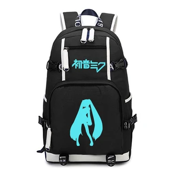 

Hot Sale Kawaii Hatsune Miku Travel Backpack Students Boys Girls Men Women Back to School Gift Rucksack Teens Casual Laptop Bags